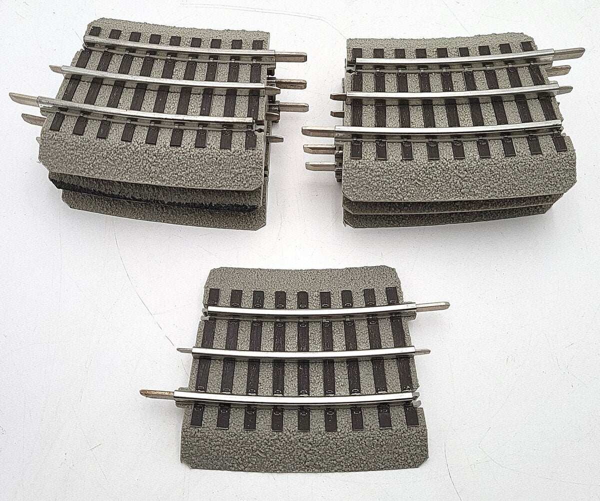 Lionel 6-16835 O-48 1/4 Curved Fast Track Sections [7] EX