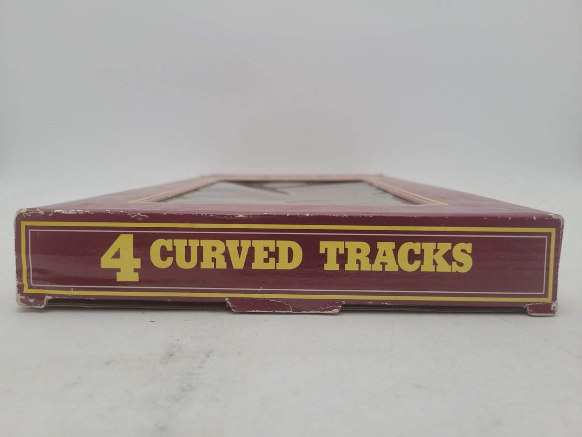 Bachmann 94501 G Scale Curved Steel Alloy Track with Plastic Ties (Pack of 4) EX/Box