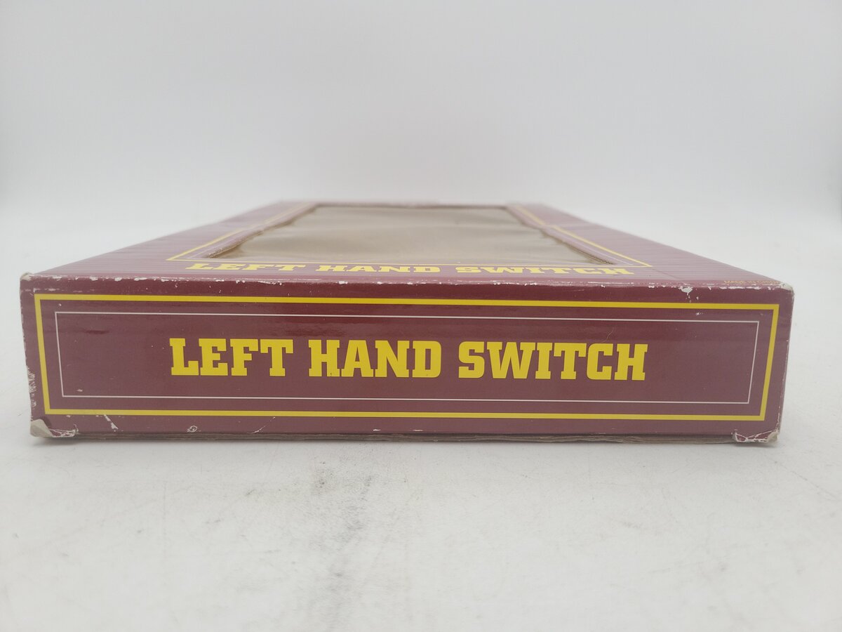 Bachmann 94351 G Left-Hand Manual Switch Turnout Steel Track EX/Box