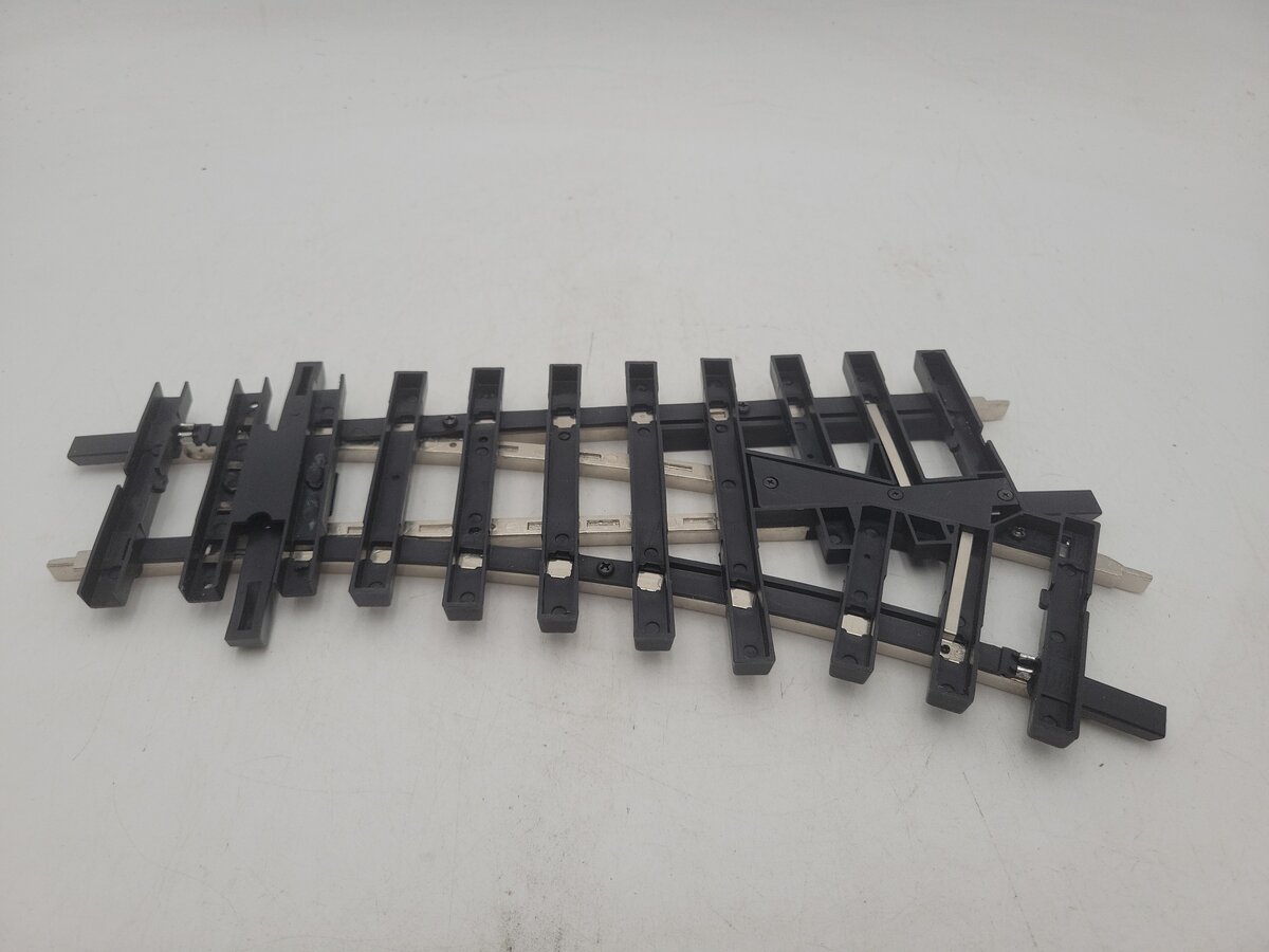 Bachmann 94351 G Left-Hand Manual Switch Turnout Steel Track EX/Box