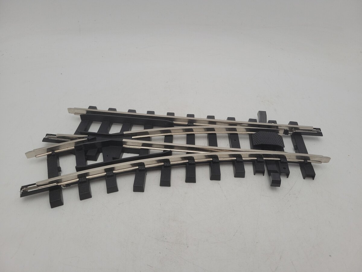 Bachmann 94351 G Left-Hand Manual Switch Turnout Steel Track EX/Box