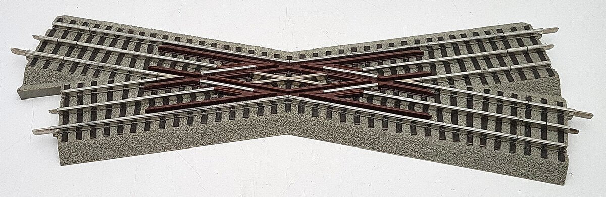 Lionel 6-12050 O Gauge FasTrack 22.5 Degree Crossover EX
