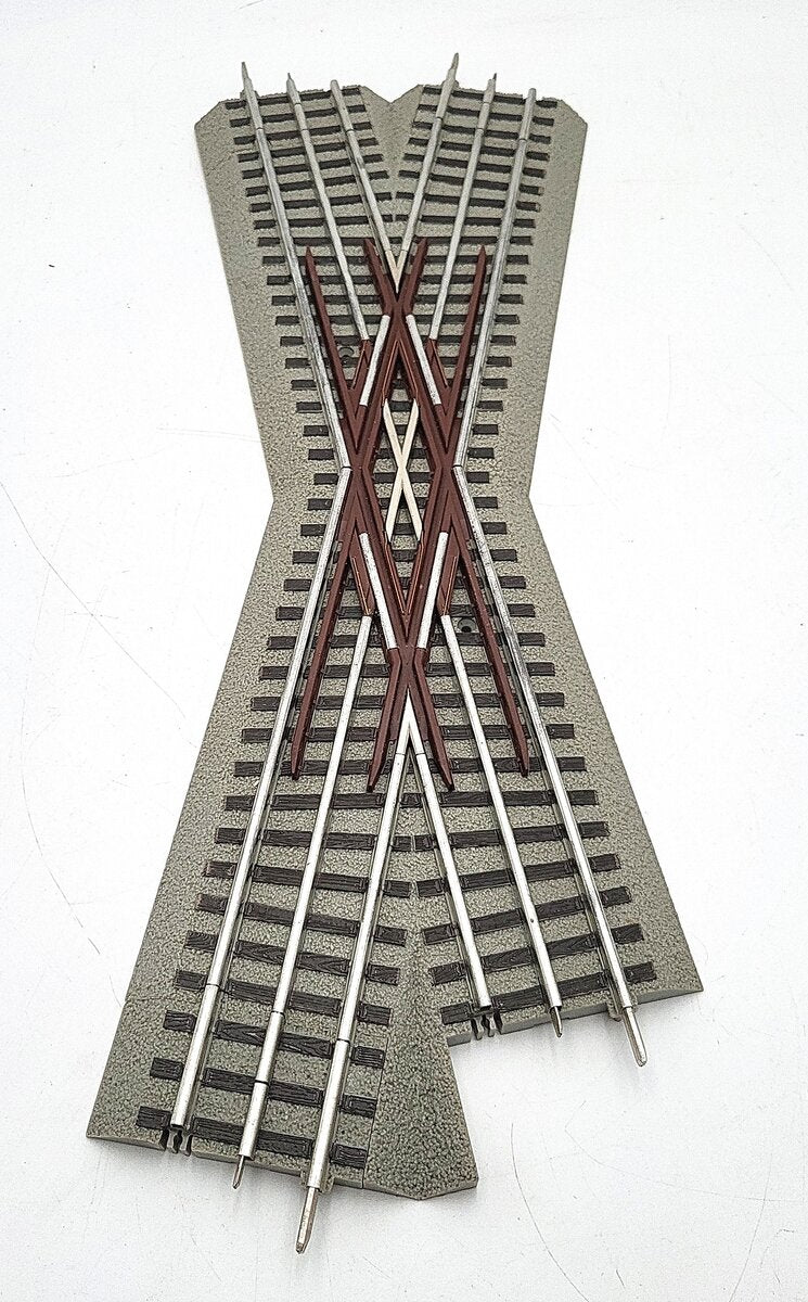 Lionel 6-12050 O Gauge FasTrack 22.5 Degree Crossover EX