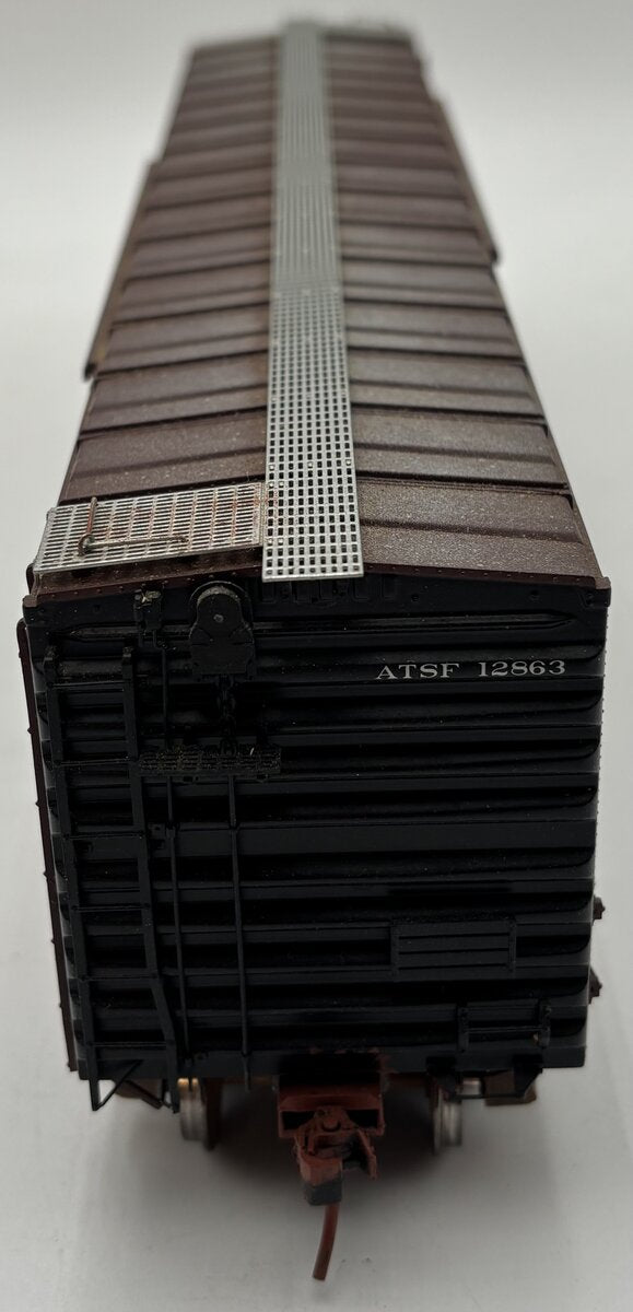 Atlas 6574-2 O Scale 2-Rail & Custom Weathered Santa Fe Texas PS-1 Boxcar #12863/Box