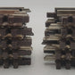 Atlas 6015 O Gauge 1-1/4" Nickel Silver Straight Track (10) VG