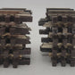 Atlas 6015 O Gauge 1-1/4" Nickel Silver Straight Track (10) VG