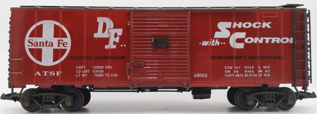 Aristo-Craft 46003 G Gauge Santa Fe Boxcar #46003 EX