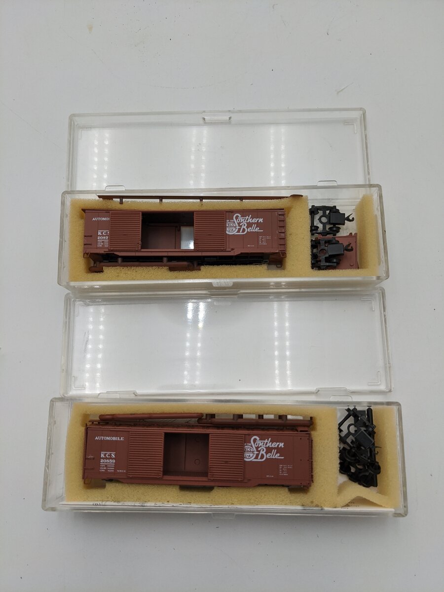 Athearn & Others N Scale Assorted Train Cars [7] VG/Box