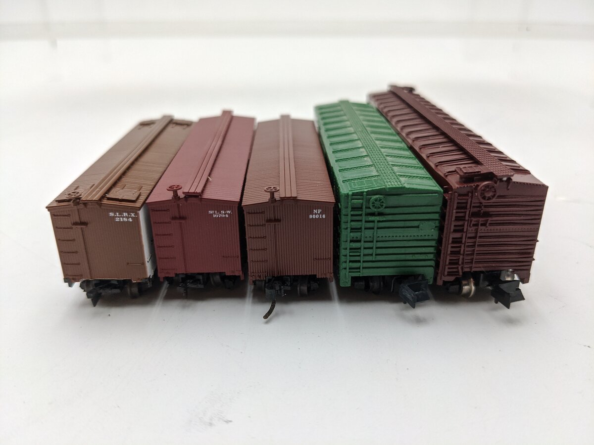 Athearn & Others N Scale Assorted Train Cars [7] VG/Box