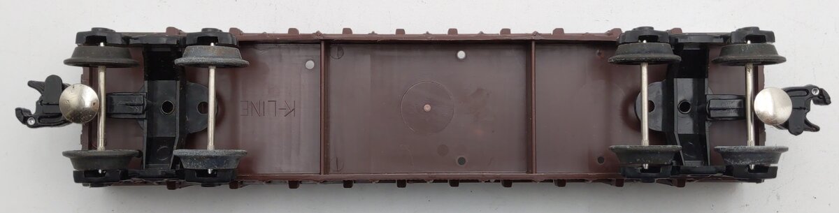 K-Line K6627 O Gauge Florida East Coast Bulkhead Flat #6618 EX/Box