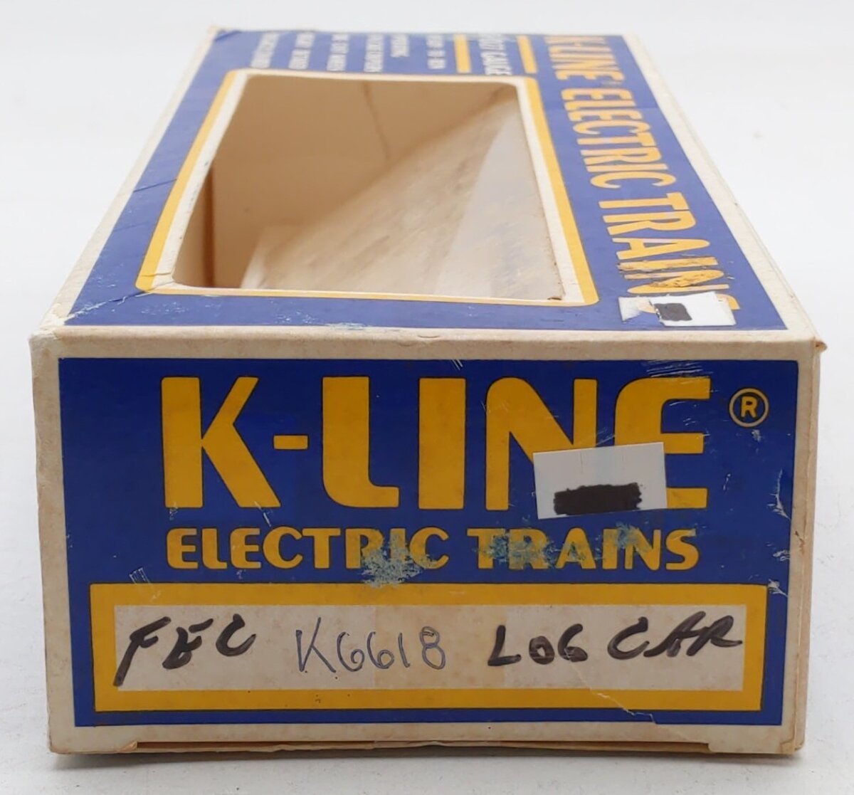 K-Line K6627 O Gauge Florida East Coast Bulkhead Flat #6618 EX/Box
