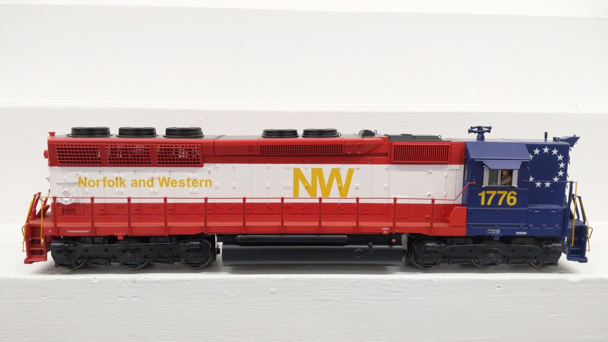 MTH 20-20292-2 O Norfolk & Western SD45 High Hood Diesel #1776 w/PS3 EX/Box