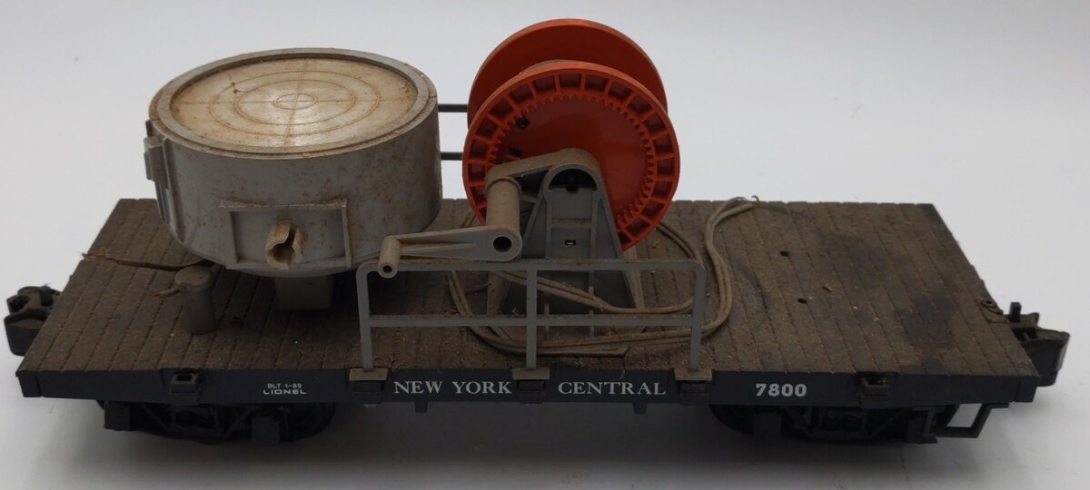 Lionel 8-87800 G Scale NYC Operating Extend Searchlight Car VG