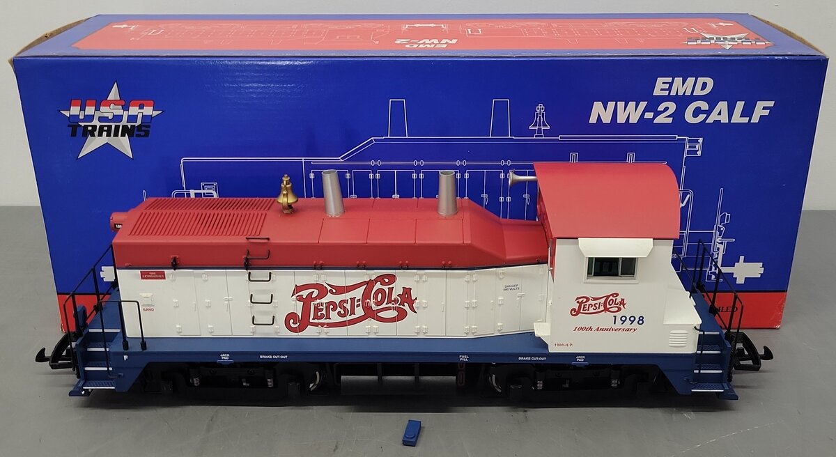 USA Trains 22038 G Pepsi Powered NW-2 Diesel Locomotive EX