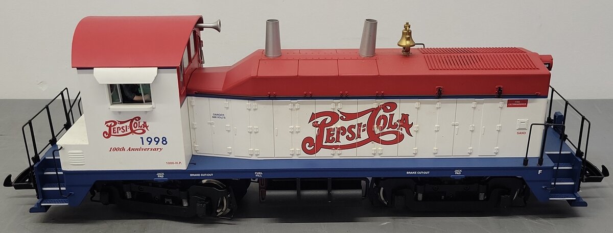 USA Trains 22038 G Pepsi Powered NW-2 Diesel Locomotive EX