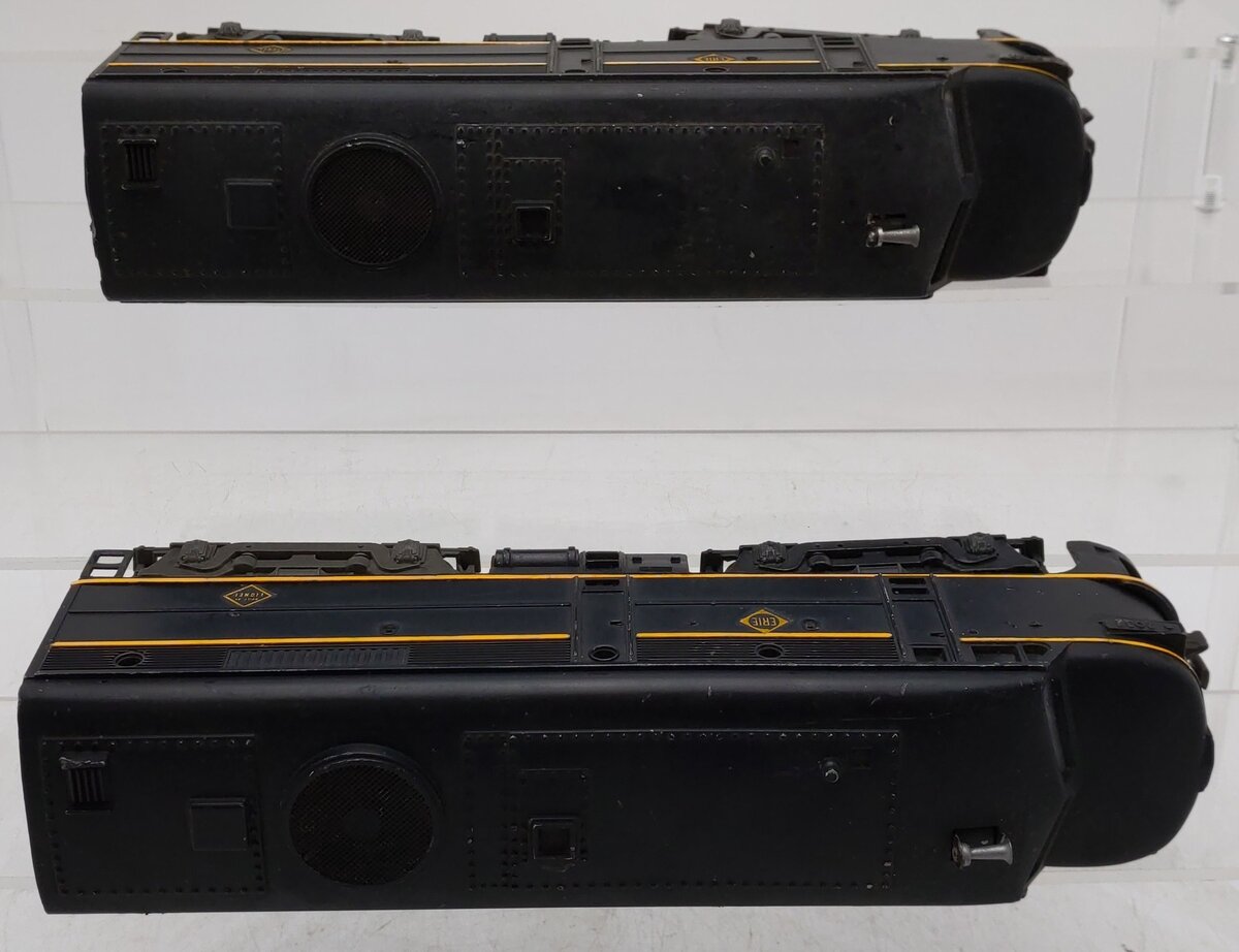 Lionel 2032 Vintage O Gauge Erie Alco AA Diesel Locomotive Set VG