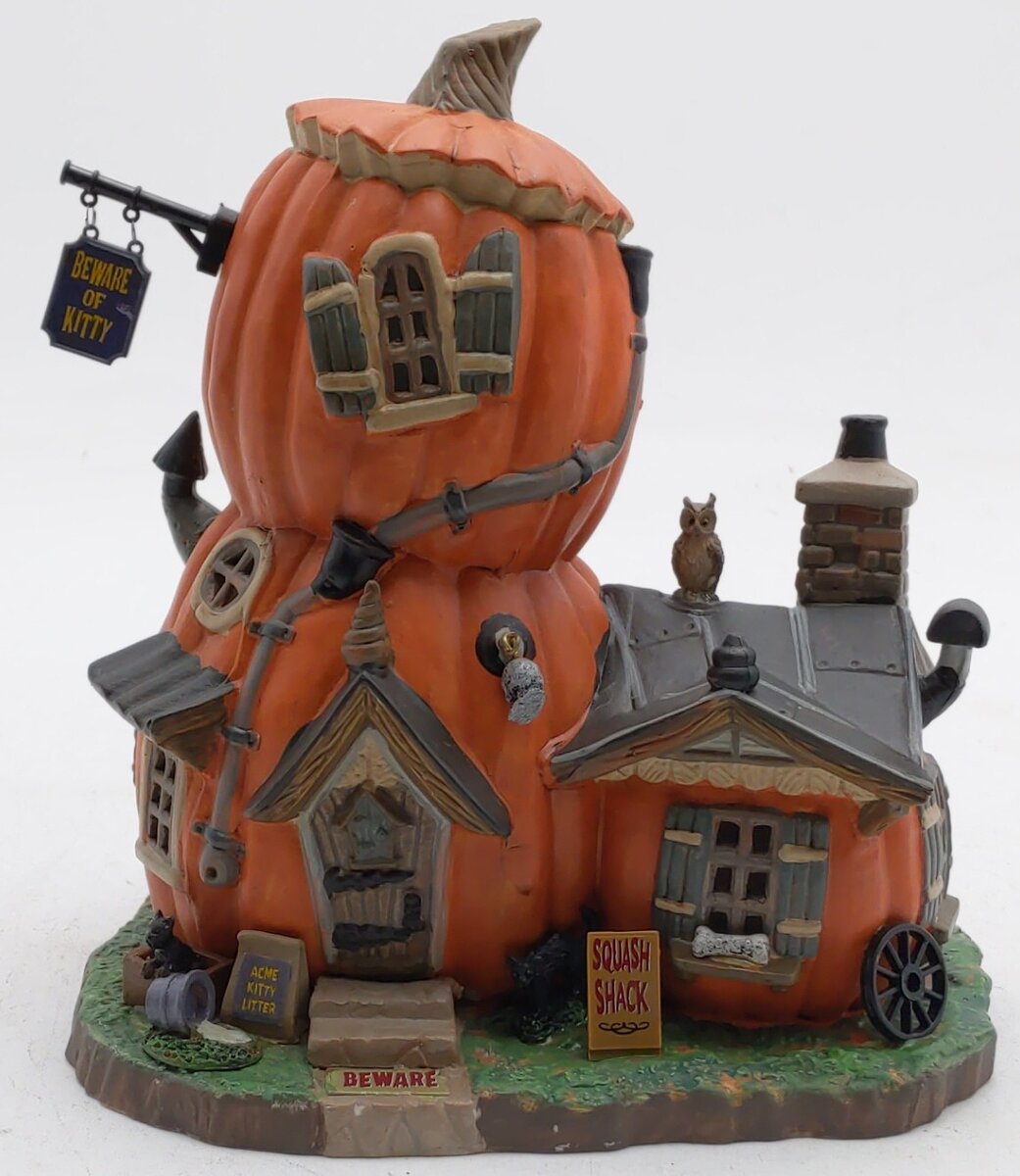 Lemax 85310 Spooky Town Squash Shack Display EX/Box