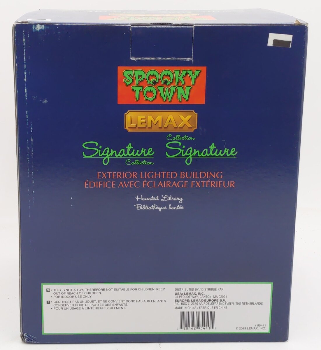 Lemax 95441 Spooky Town Haunted Library Display EX/Box