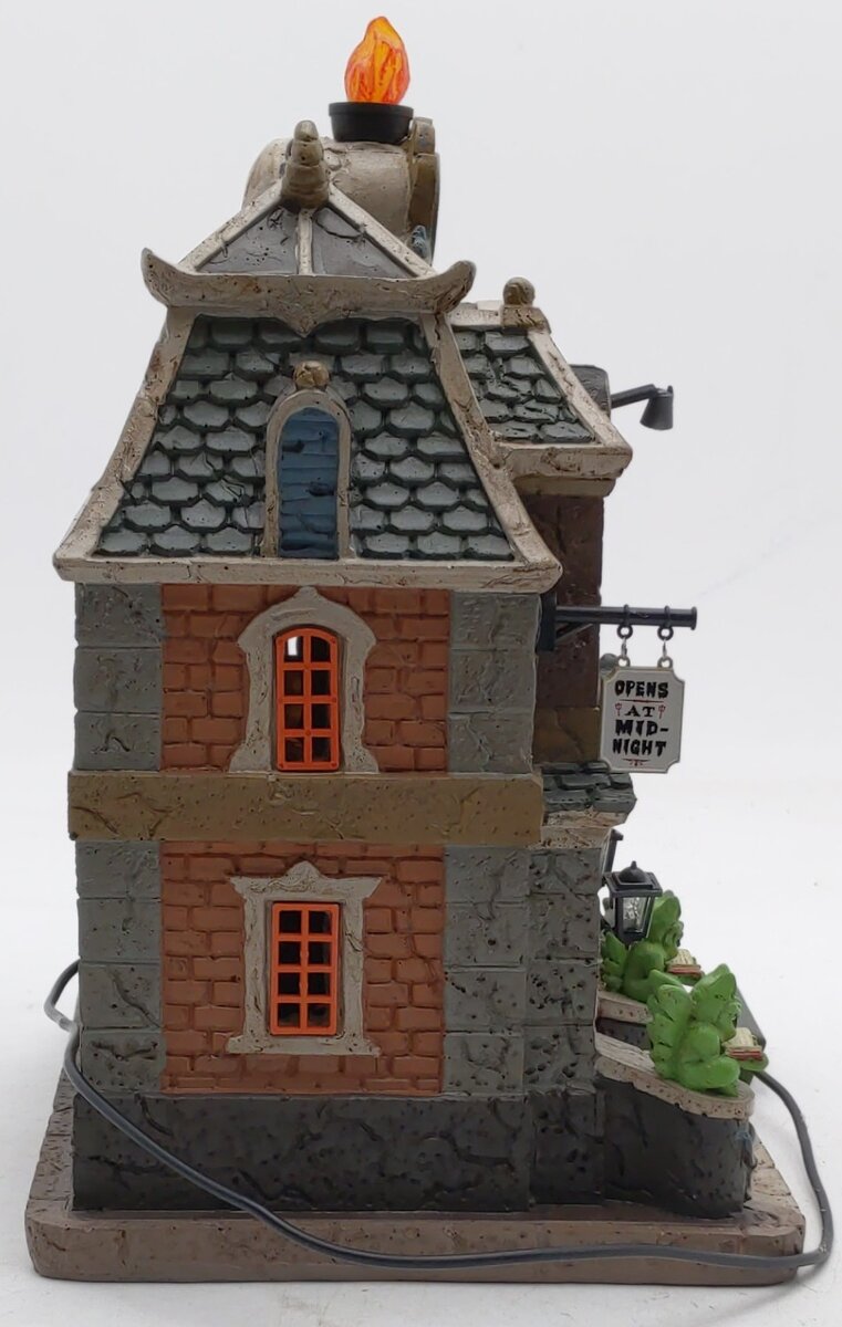 Lemax 95441 Spooky Town Haunted Library Display EX/Box