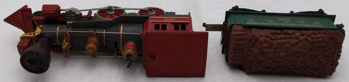 Lionel 1872 Vintage O General 4-4-0 Steam Locomotive & Tender VG