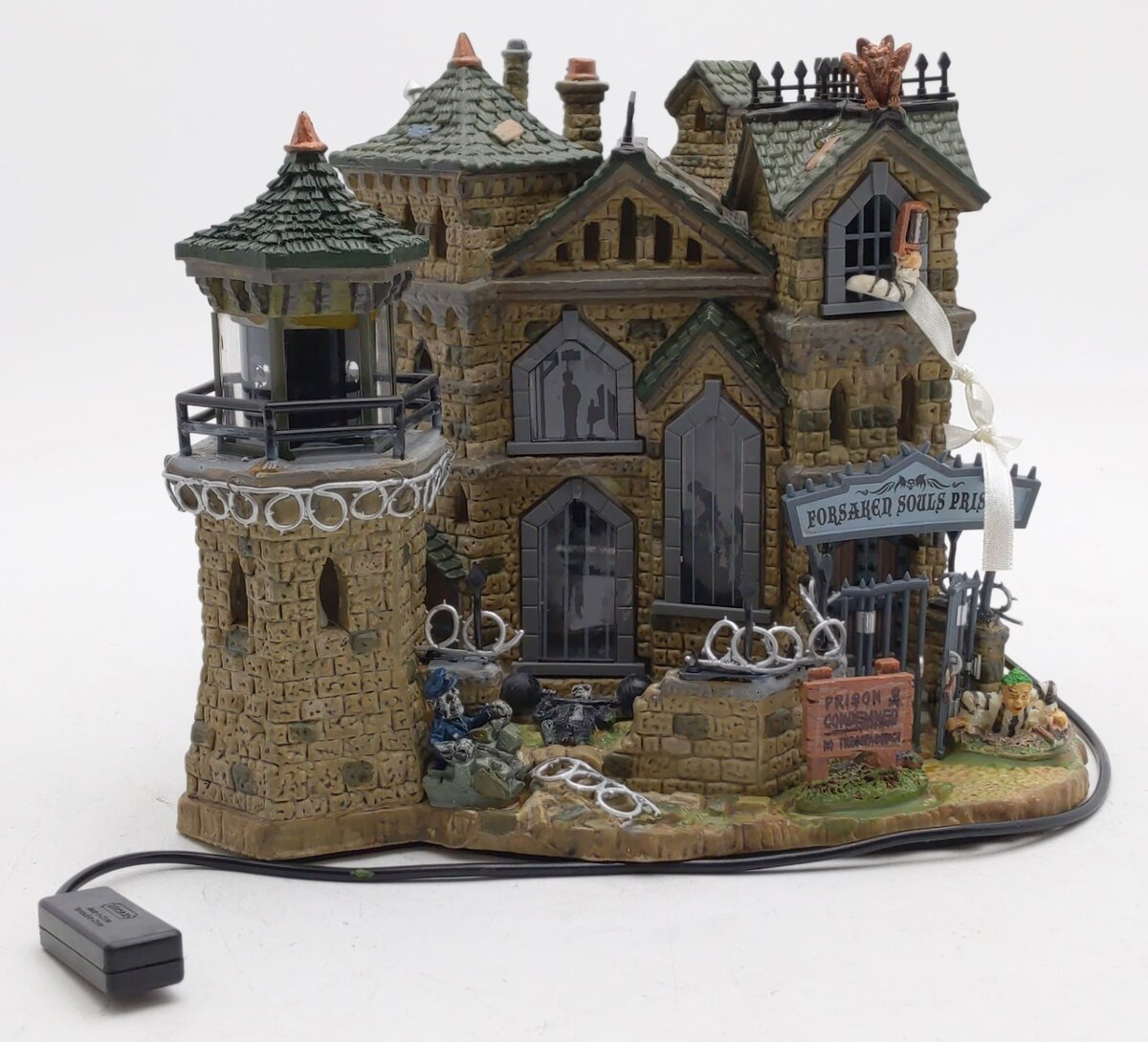 Lemax 75497 Spooky Town Forsaken Souls Prison Display EX/Box
