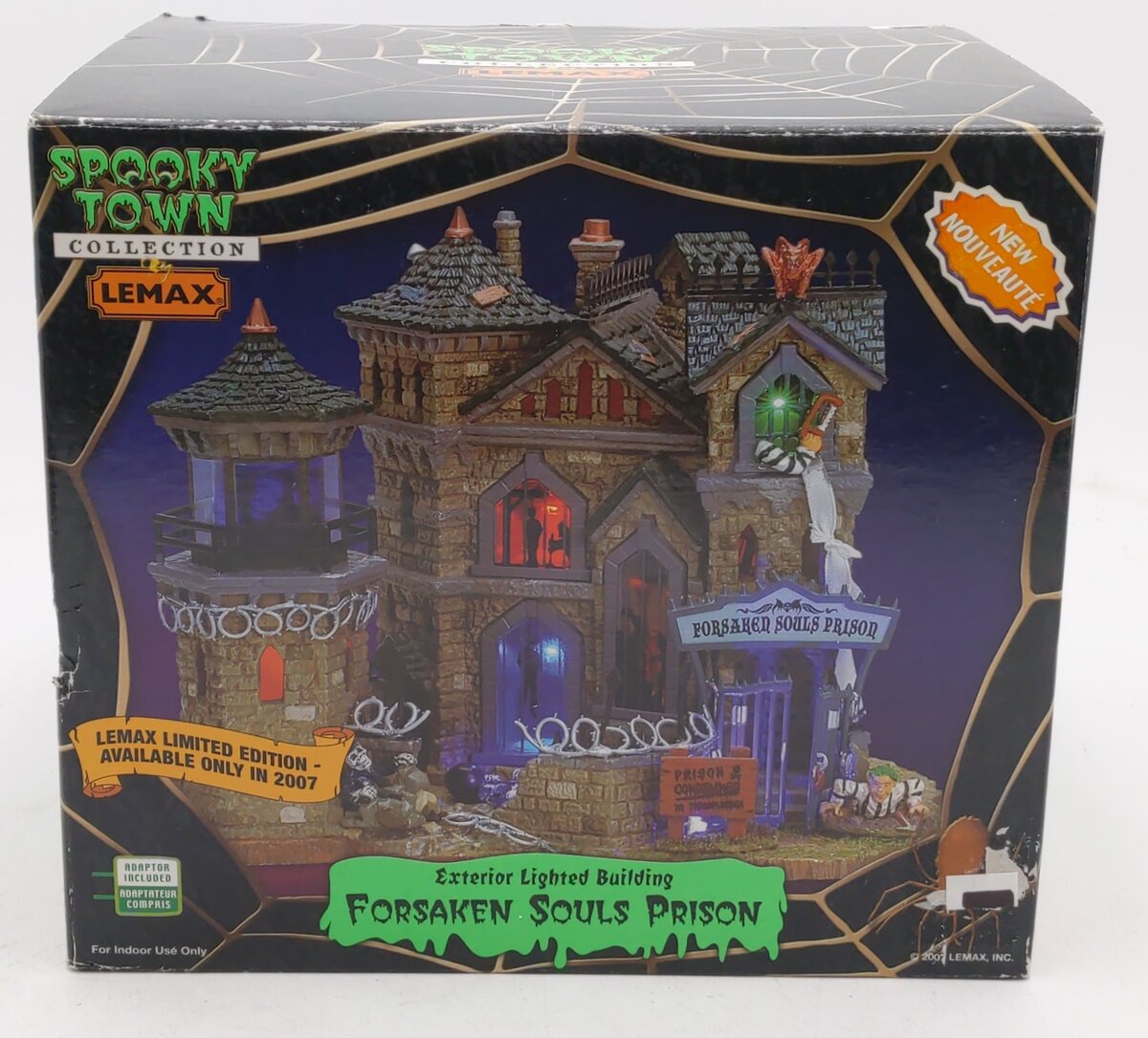 Lemax 75497 Spooky Town Forsaken Souls Prison Display EX/Box