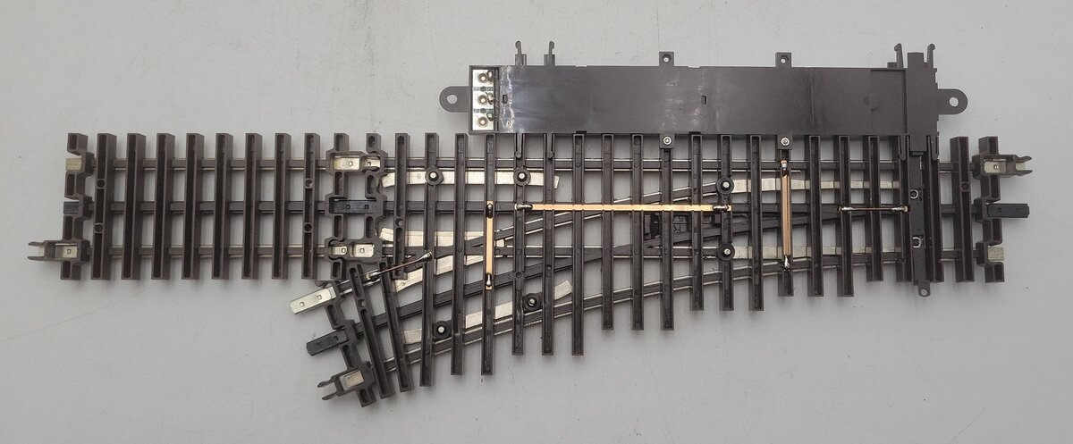 Atlas 6071 O Gauge Nickel Silver O-54 Right Hand Remote Control Switch Turnout EX