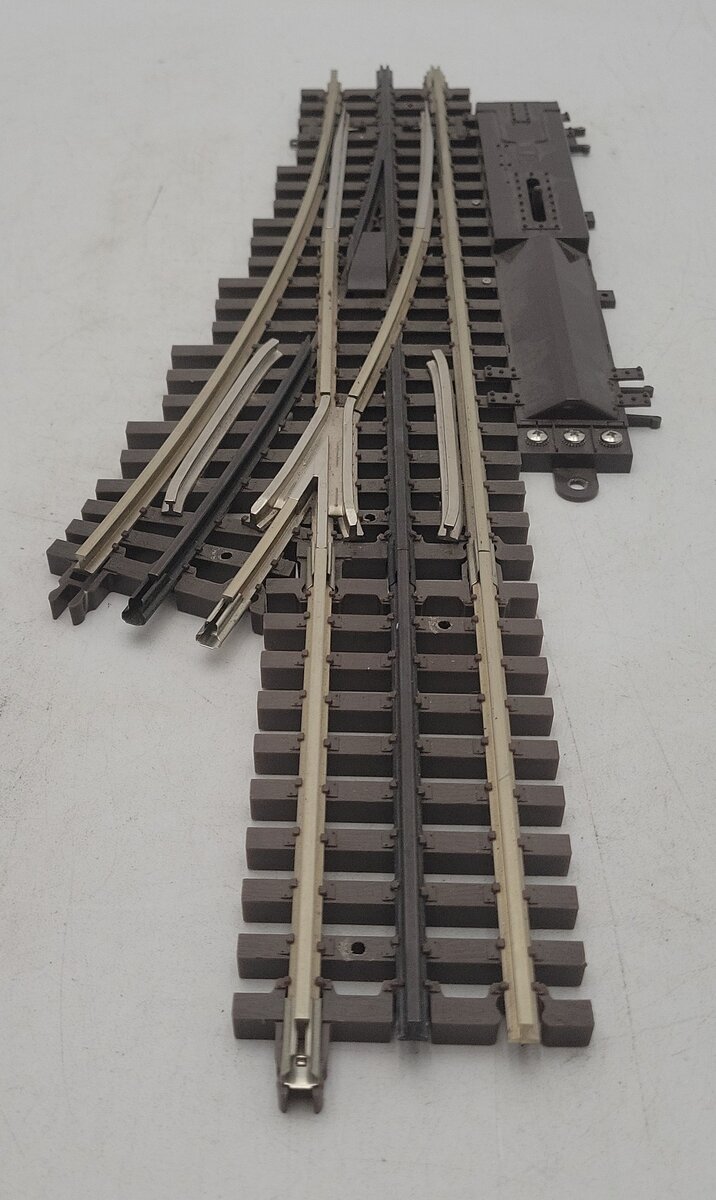 Atlas 6071 O Gauge Nickel Silver O-54 Right Hand Remote Control Switch Turnout EX