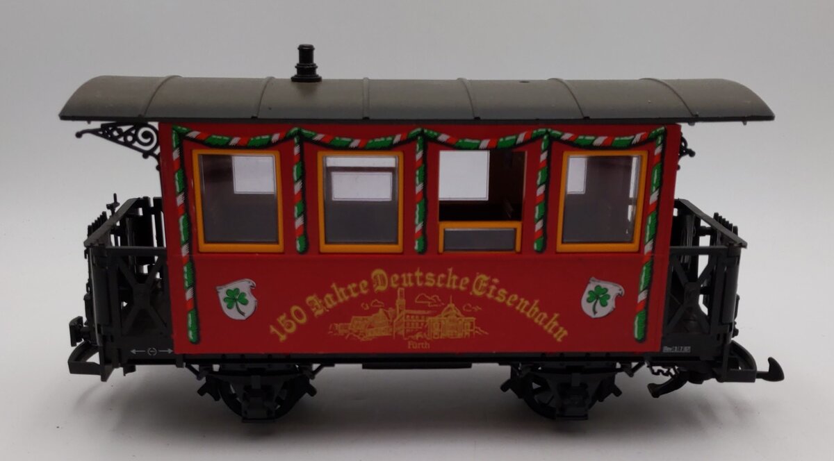 LGB 3150 G Gauge Deutsche Eisenbahn 150th Anniversary Passenger Car VG