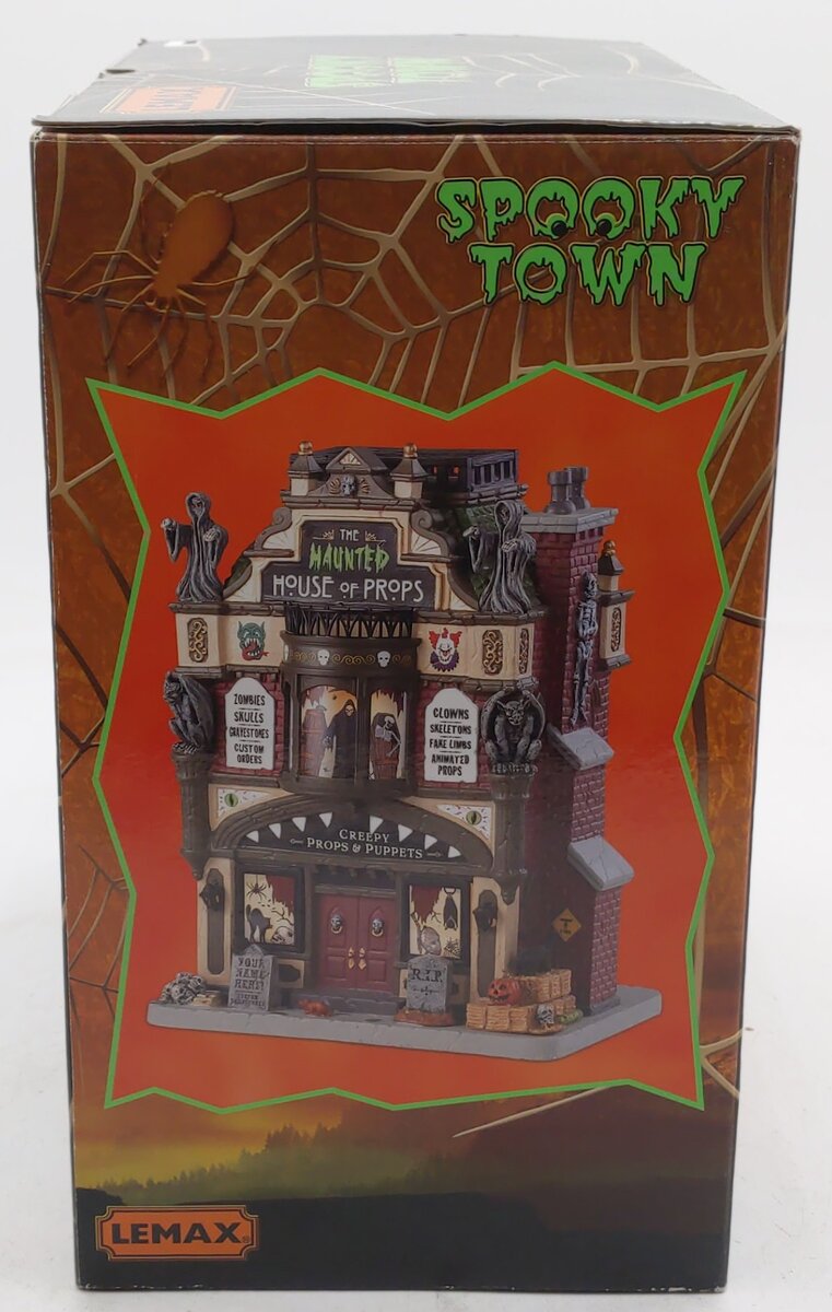 Lemax 85312 Spooky Town The Haunted House Of Props Display EX/Box