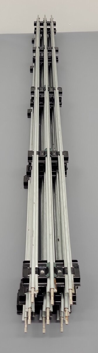 Menards 279-3079 O Gauge 30" Straight Tubular Track [4] VG