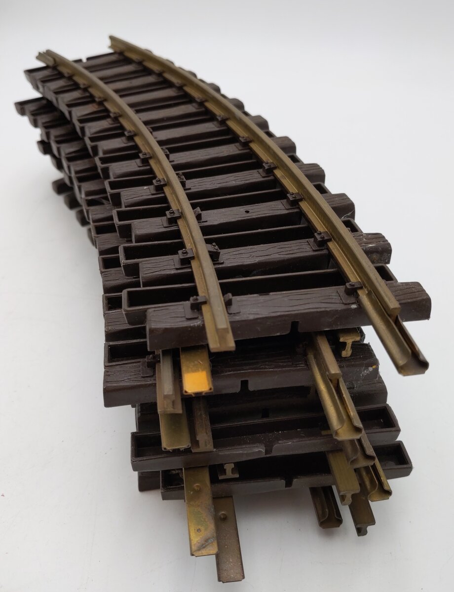 LGB 1100 G Scale Curved Track Sections (9) VG