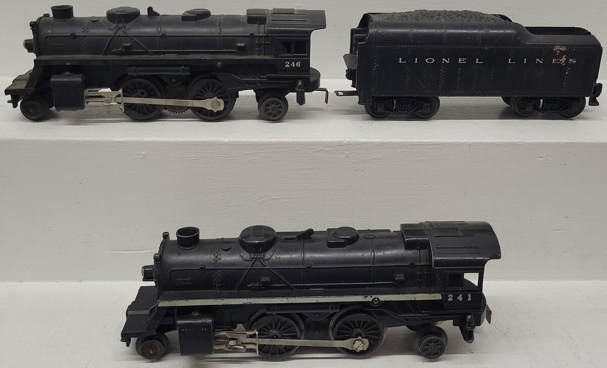 Lionel Vintage O Lionel Lines Locomotives & Tender 241, 246, 1130T [3] VG