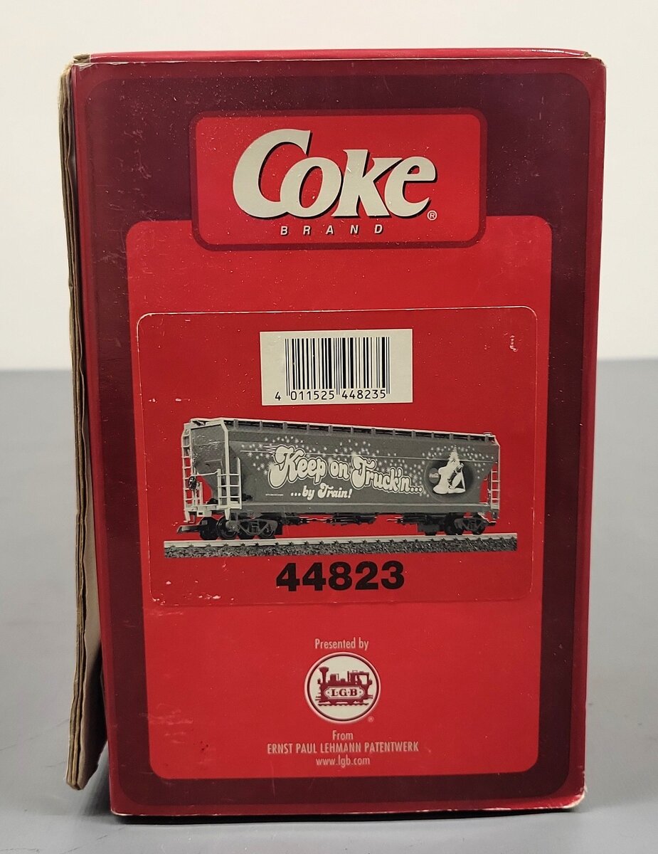 LGB 44823 G Gauge Coca-Cola Center Flow Hopper EX/Box