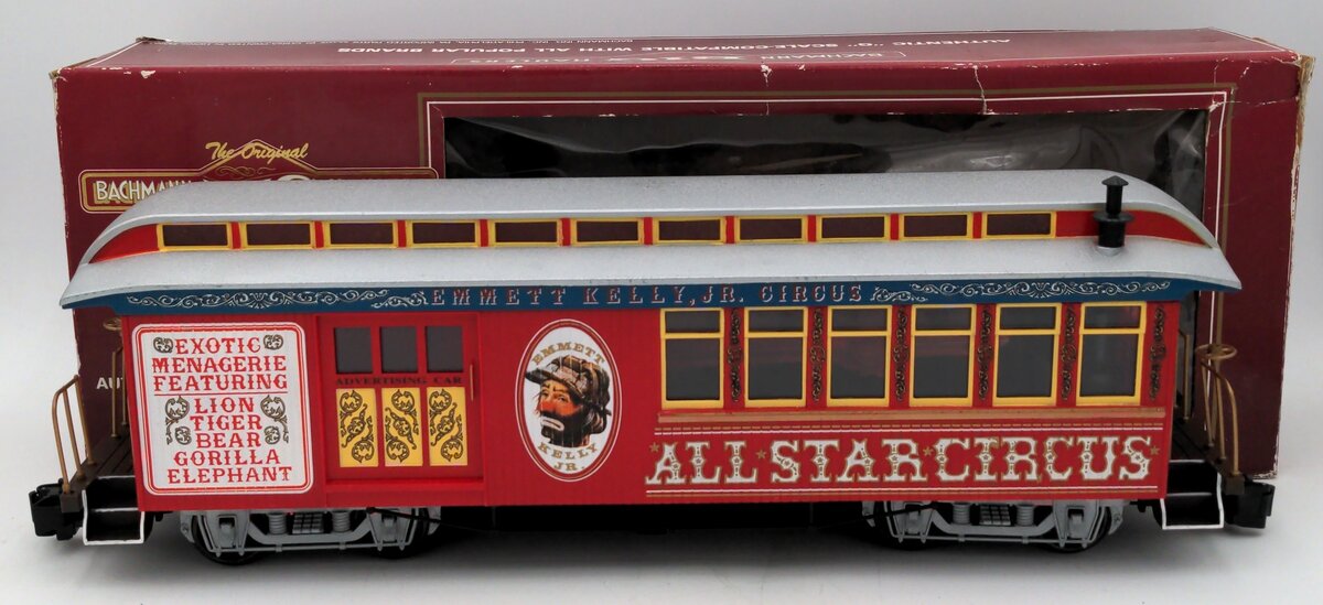 Bachmann 97171 Circus Advertising Combine Car EX/Box