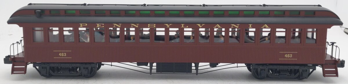MTH 20-62004 O Gauge Pennsylvania 64' Woodsided Coach Car EX/Box