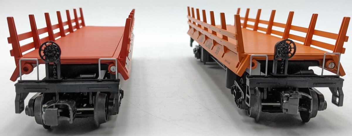 MTH 30-79589 O Operating Log Dump Car Set #919 & #8-54 LN/Box