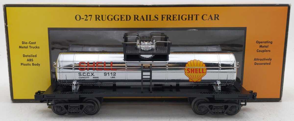 MTH 33-7328 O Gauge Shell Tank Car # 9112 EX/Box