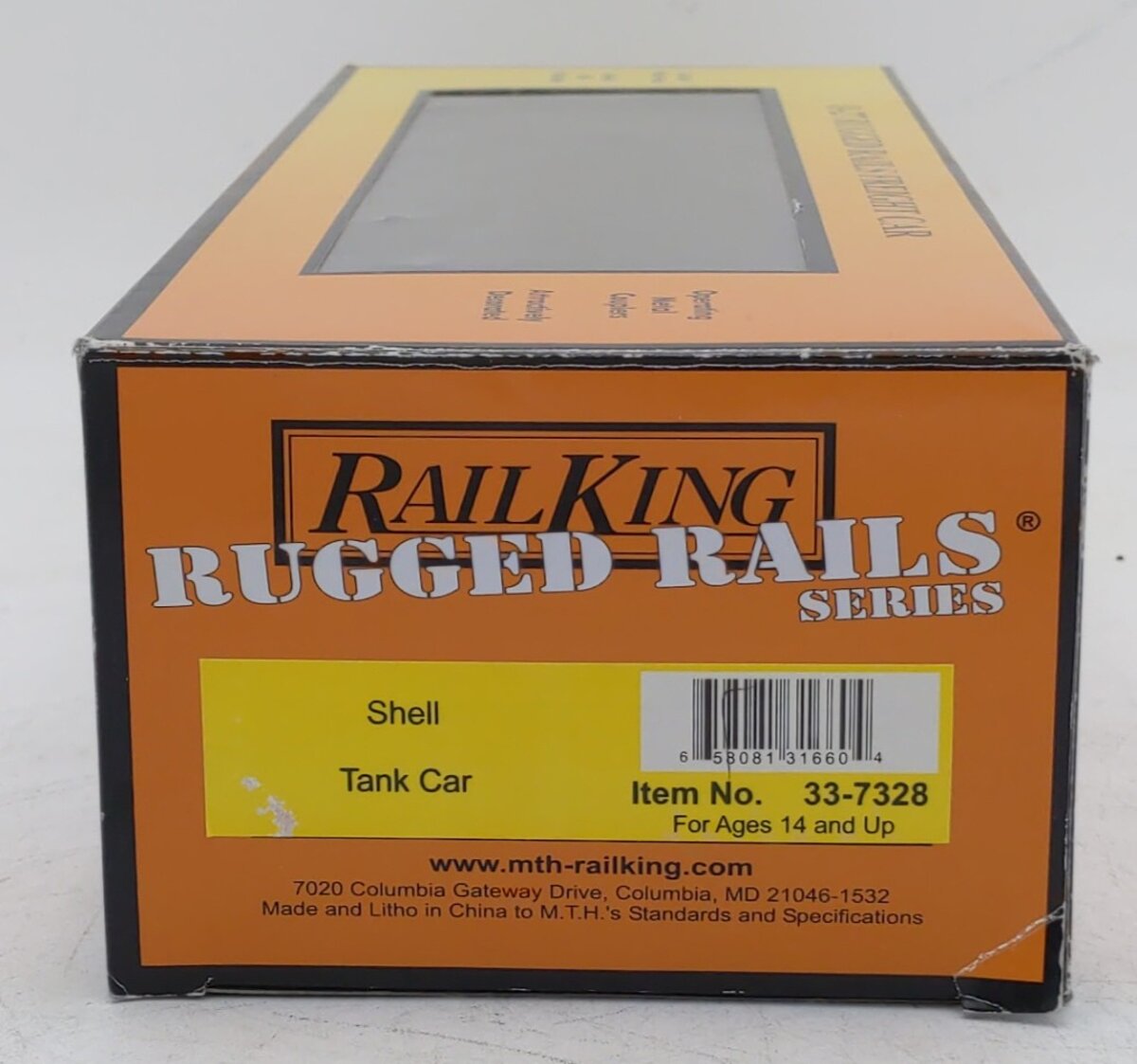 MTH 33-7328 O Gauge Shell Tank Car # 9112 EX/Box