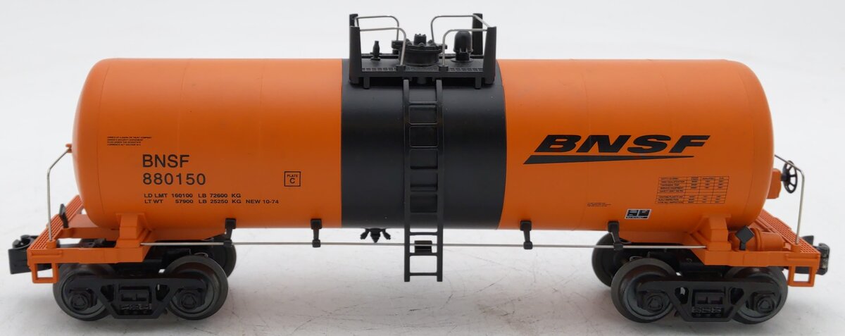 MTH 30-4232B O Gauge BNSF Modern Tank #880150 EX/Box
