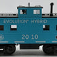 MTH 30-77262 O Gauge G.E. Evolution Steel Caboose #2010 VG/Box