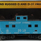 MTH 30-77262 O Gauge G.E. Evolution Steel Caboose #2010 VG/Box