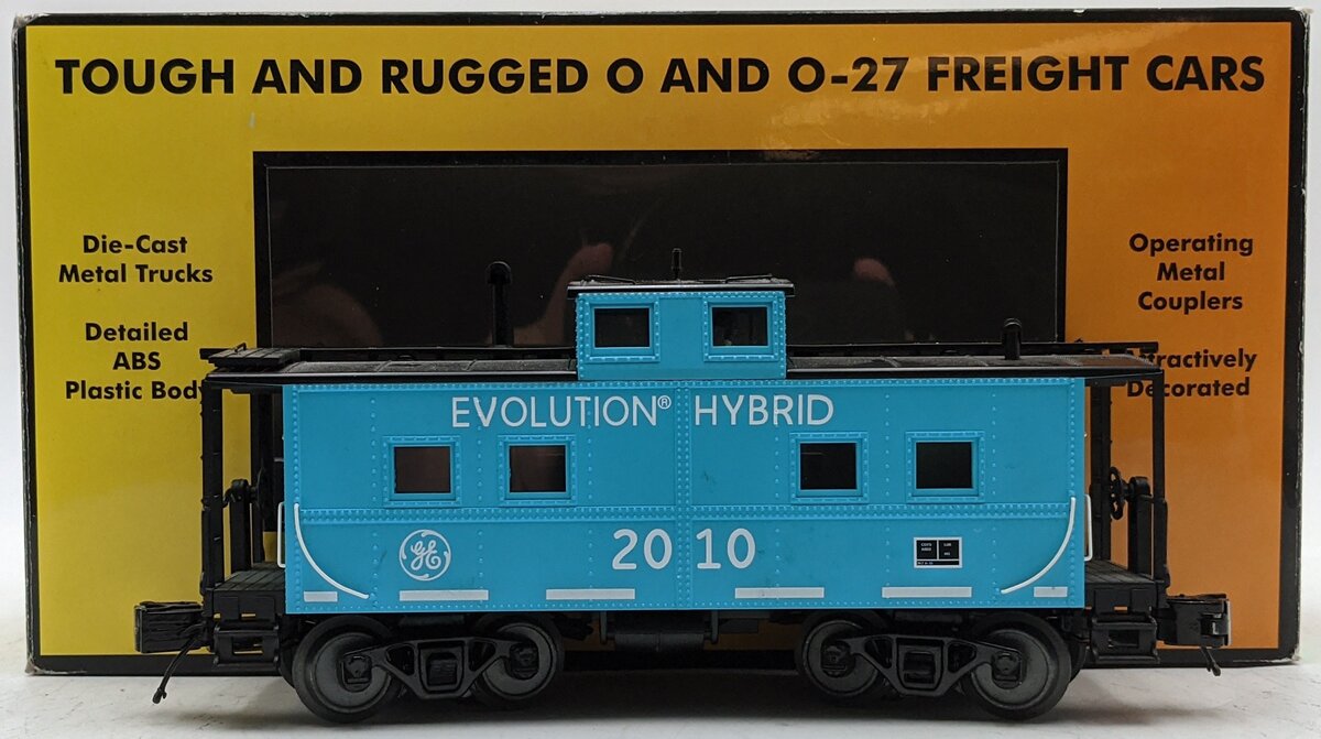 MTH 30-77262 O Gauge G.E. Evolution Steel Caboose #2010 VG/Box