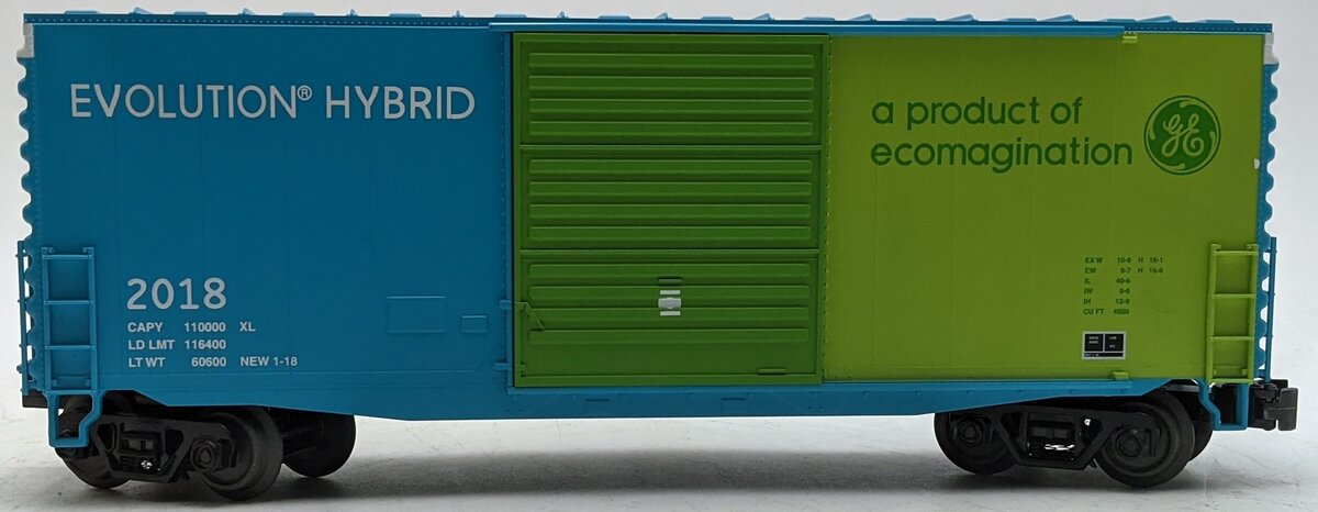 MTH 30-74912 O GEVO 40' High Cube Boxcar VG/Box