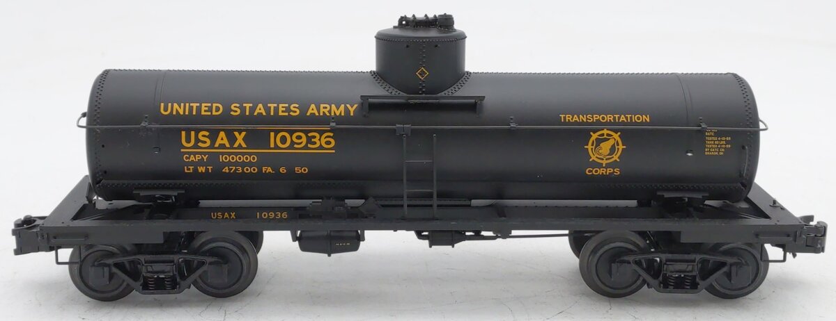 Atlas 3003826-3 O Gauge USAX 8,000-Gallon Tank Car #10936 (3-Rail) EX/Box