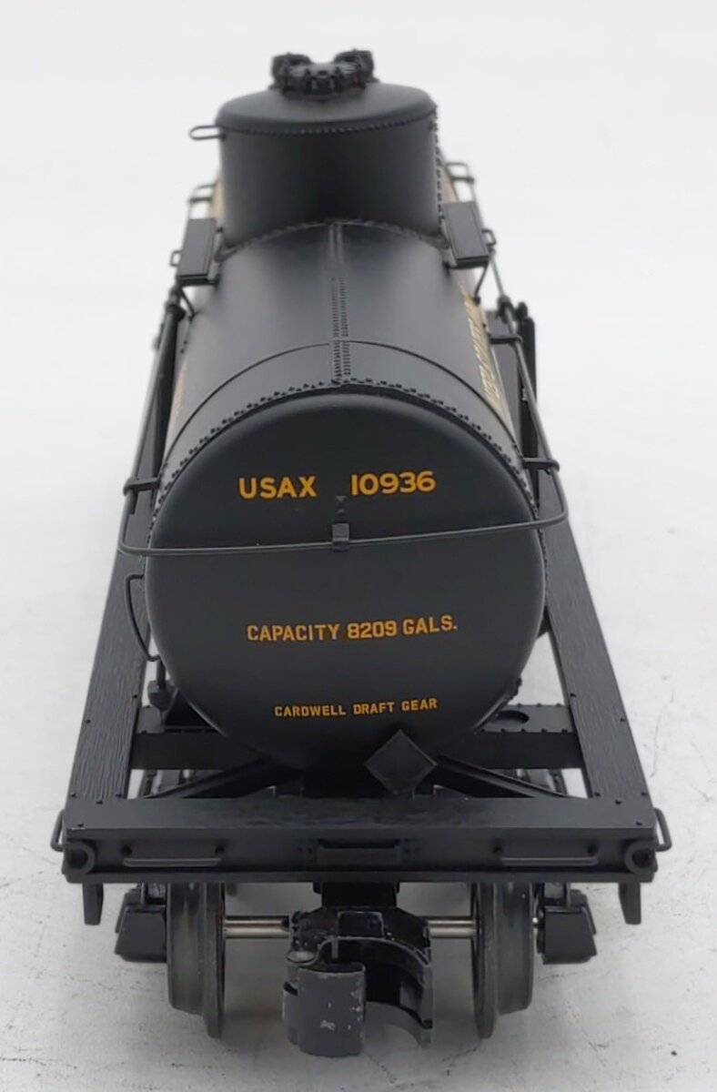 Atlas 3003826-3 O Gauge USAX 8,000-Gallon Tank Car #10936 (3-Rail) EX/Box