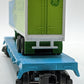 MTH 30-76688 O General Electric Flat Car w/ 40' Trailer LN/Box