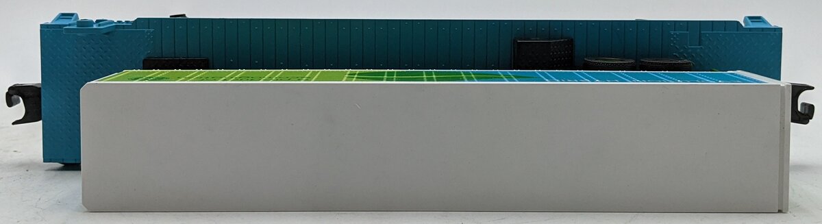 MTH 30-76688 O General Electric Flat Car w/ 40' Trailer LN/Box