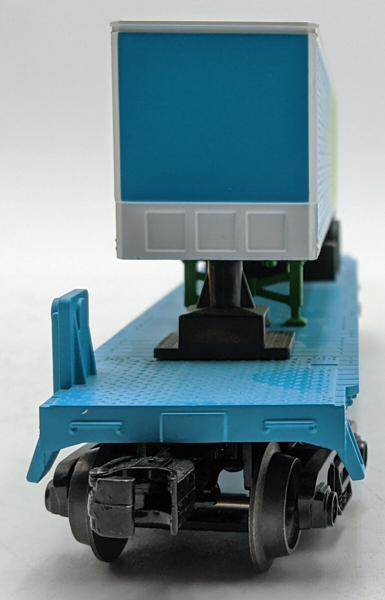 MTH 30-76688 O General Electric Flat Car w/ 40' Trailer LN/Box