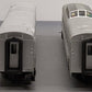 MTH 30-67773 O-27 New York Central 60' Streamline Passenger Car NYC Set (4) VG/Box